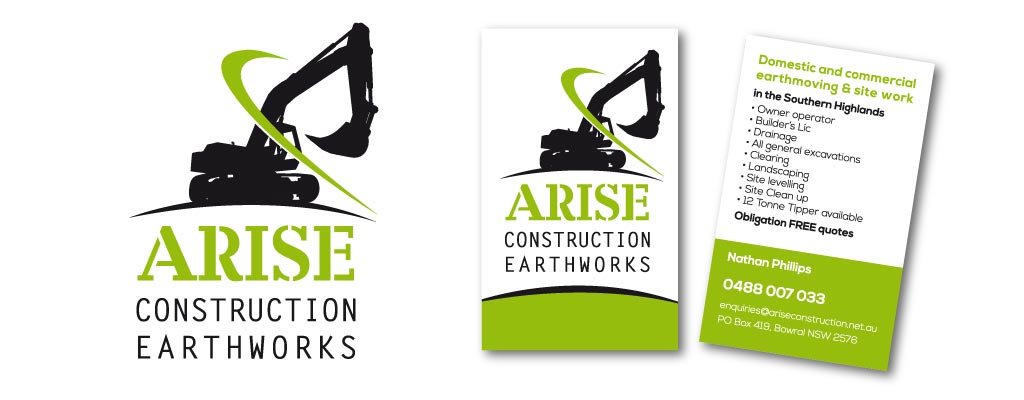 Arise Contstruction Earthworks Logo